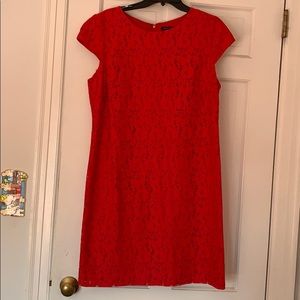 Tommy Hilfiger Red Sheath Dress